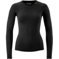 Gonso - Women's Essential U Shirt Longsleeve - Fietsonderhemd 52, zwart