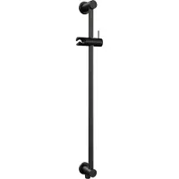 Brauer Black Carving complete inbouw regendouche set 42 met 30cm douchekop, plafondarm, staafhanddouche en glijstang mat zwart