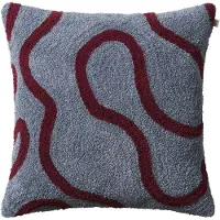 Chhatwal & Jonsson Swati kussenhoes 50x50 cm Dusty blue-ruby