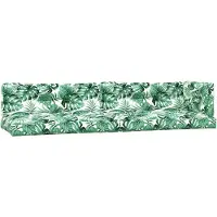 vidaXL Palletkussens 5 st stof bladpatroon