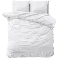 Dreamhouse Dekbedovertrek Stone Washed White-200 x 200 / 220 cm | 2-Persoons
