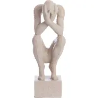 Light & Living Ornament 19x16x47 cm LOVINAC taupe (Taupe, 19x16x47cm)