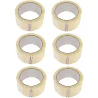 Benson Transparante verpakkingstape - sterk klevend - 48 mm x 66 meter - 6 stuks