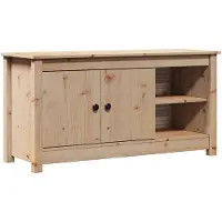 vidaXL Tv-meubel 103x36,5x52 cm massief grenenhout