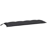 vidaXL Tuinbankkussens 2 st 150x50x7 cm oxford stof zwart