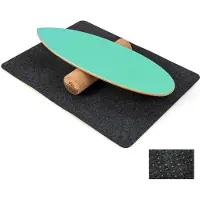 Houten Trendmix Houten Balance Board Trainer Incl Kurkrol En Viltmat