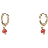 Go Dutch Label Day&Eve by Oorhangers 1 kraal Fuchsia