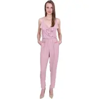 Sarcia.eu John Zack roze nude jumpsuit met ruches