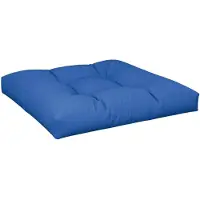 vidaXL Palletkussen 80x80x12 cm stof koningsblauw