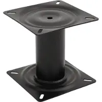 vidaXL Bootstoelpoot 18 cm staal zwart