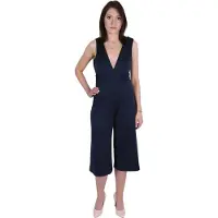 Sarcia.eu Marineblauwe jumpsuit met V-hals - Phoenix + Feather / XL