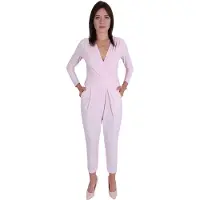Sarcia.eu John Zack Jumpsuit met lange mouwen in poederroze