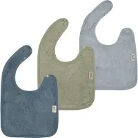 Timboo - Slab 26x38cm - set van 3 - The cuddly softness of bamboo - Marin / Whisper Green / Moon Blue