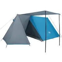 vidaXL Tent 3-persoons waterdicht blauw