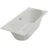 Xenz Ligbad beterbad madeira 160x75 cm inclusief badpoten pergamon