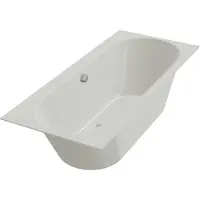 Xenz Ligbad beterbad madeira 170x75 cm inclusief badpoten pergamon