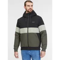 Ragwear Jas Jinig zwart streep winterjas heren - maat S