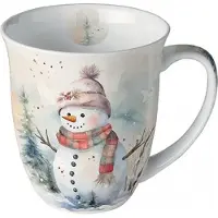 Ambiente - Snowman in Nature - beker - 400 ml
