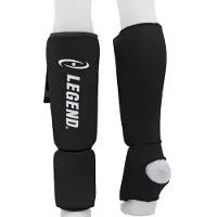 Legend Sports Scheenbeschermers Legend Easy Kids/Volwassenen Zwart Elastisch S
