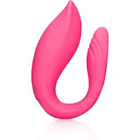Loveline - oplaadbare koppel vibrator - afstandsbediening - silicone - roze