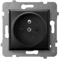Ospel GP-1UZP/m/33, zwart, IP20, 16 A, 71 mm, 38 mm, 71 mm