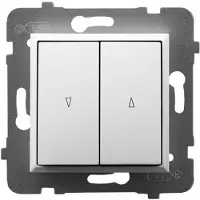 Ospel , type ŁP-7U/m/00, wit, IP20, 250 V, 10 A, 71 mm, 40 mm