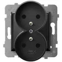 Ospel GP-2URZ/m/33, zwart, IP20, 16 A, 71 mm, 45 mm, 71 mm