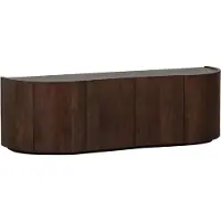 Woood Sense Dressoir 4-Deurs - Mango - Walnoot - 50x160x46