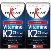 Lucovitaal 2x Vitamine K2 75 Mcg 60 Capsules