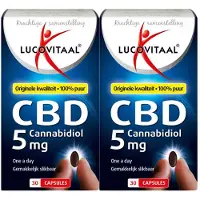 Lucovitaal 2x CBD Cannabidiol 5 mg 30 capsules