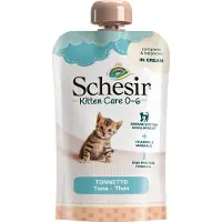 Schesir Kattenvoer Kitten 0-7 Tonijn In Cream 150 Gr