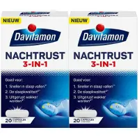 Davitamon 2x Nachtrust 3-in-1 20 Capsules