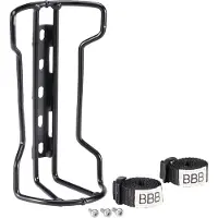 BBB Cycling StackRack Bagagehouder - Montage op Voorvork - Lichtgewicht Bikepacking Bagagerek - Zwart - BBC-81