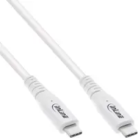 InLine USB-C kabel | USB4 (40Gb/s) | PD 240W | 8K 60Hz | wit | 2 meter