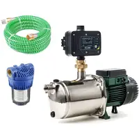 DAB JetInox 132 M + Control-D met aanzuigslang 7 meter en voorfilter