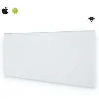 Adax Compacte elektrische -convector met Wi-Fi-aansluiting - Wit - 1000 W - NEO COMPACT 10 KWT