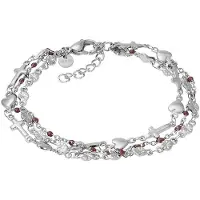 Ixxxi Armband Ghana Brown Zilver