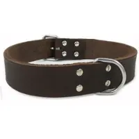 Brekz Leren Halsband Bruin 60 cm x 30 mm