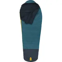 Abbey camp Slaapzak Compressie - 3 seizoenen - Perfect voor Trekking - Mummie model - Blauw - 215 x 80 cm - Nylon