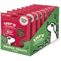 Lily's Kitchen 8x Hondsnack Mini Burgers Rund 70 gr