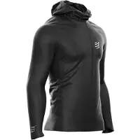 Compressport Hurricane Waterproof 10/10 Waterdicht jack Zwart Unisex || Maat: XL