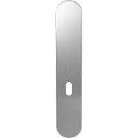 GPF bouwbeslag GPF Gatdeel langschild afgerond 218x40x8.5mm zonder krukgat BB56
