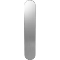 GPF bouwbeslag GPF Gatdeel langschild afgerond 218x40x8.5mm geheel blind