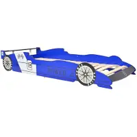 Super Merchant Kinderbed raceauto blauw 90x200 cm