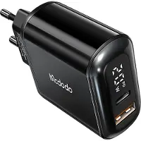 Mcdodo CH-7170 PD 20W netadapter met 2x USB-poort en 1x USB-C poort (zwart)