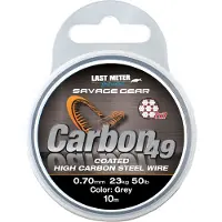 Savage Gear Carbon49 Steelwire 10 M Fishing Steel Line Transparant 0.700 mm