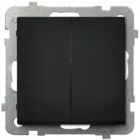 Ospel , type LP-17R/m/33, zwart, IP20, 250 V, 10 A, 71 mm, 42 mm