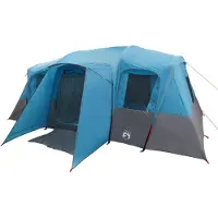 vidaXL Tunneltent 16-persoons waterdicht blauw