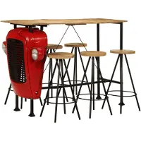 vidaXL 7-delige Barset massief mangohout