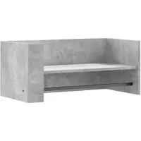 vidaXL Wandschap 70,5x35x30,5 cm bewerkt hout betongrijs